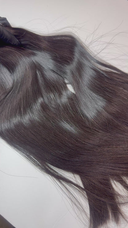 Raw Platinum Straight Bundles